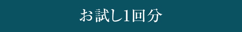 お試し1回分
