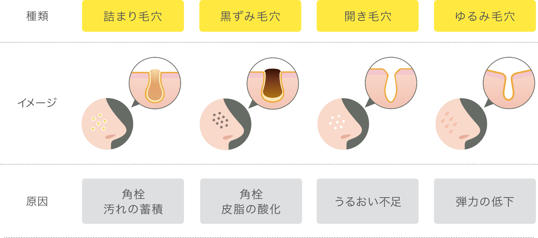 30代女性 1日の中でも違いがはっきりとわかるほど、シワの目立ち方が変化！ 30代男性 女性より皮脂量が多いといわれている男性でも、乾燥し、違いがはっきりとわかる