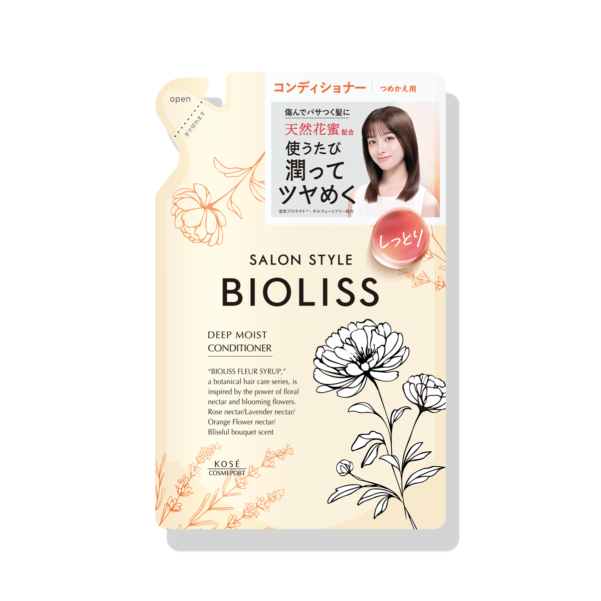 SS ビオリス フルールシロップ ヘアコンディショナー （ディープモイスト）（つめかえ用）