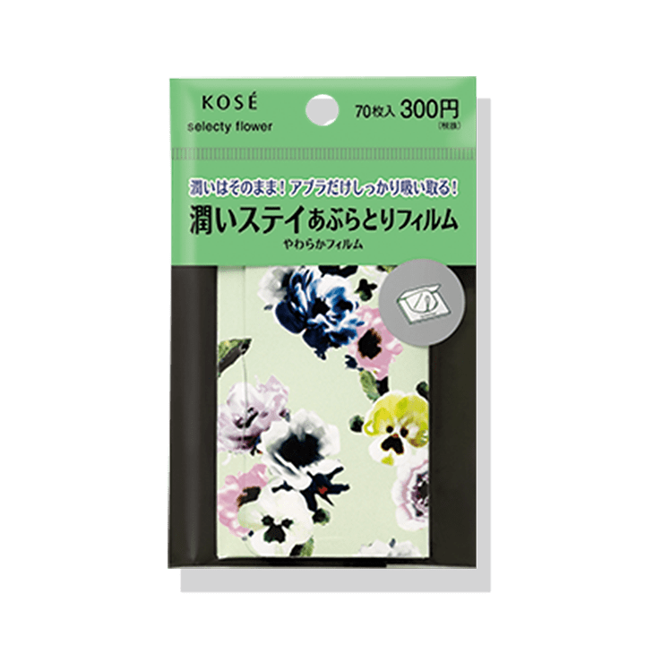 【販売終了】フラワー うるおいステイ あぶらとりフィルム