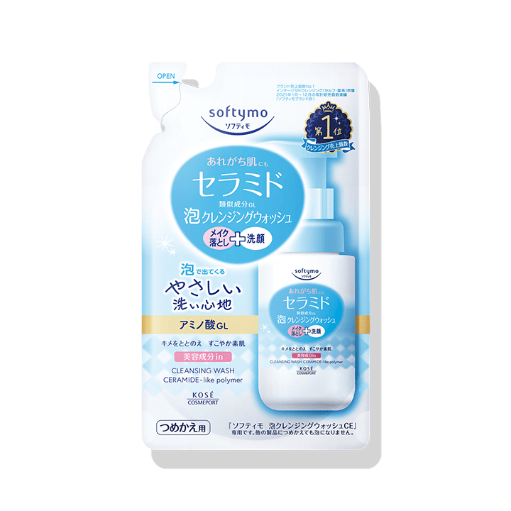 ソフティモ 泡クレンジングウォッシュ （セラミド） つめかえ用