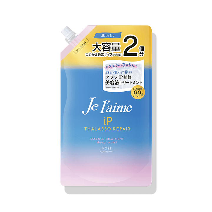 ジュレーム iP タラソリペア 補修美容液トリートメント （ディープモイスト） ＜680mL つめかえ用＞