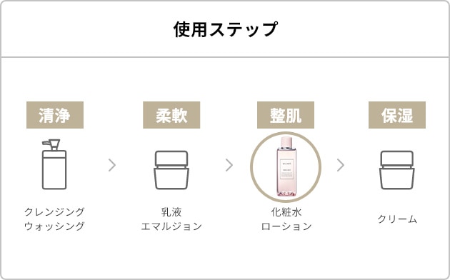 使用ステップ