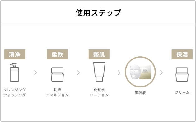 使用ステップ