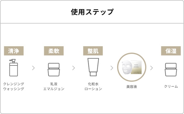 使用ステップ